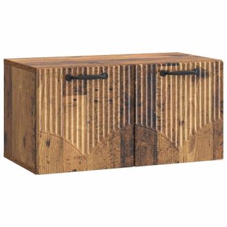 vidaXL Mueble Para Tv De Pared Madera Envejecida 59,5 X 31 X 30 Cm Vidaxl