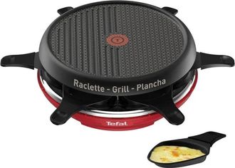 T-fal Re12a512 Colormania Raclette Roja 850w