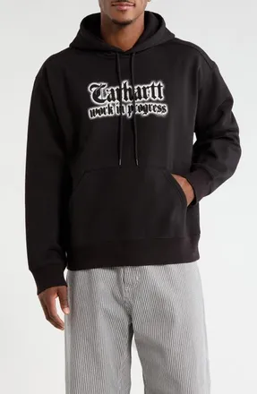 Carhartt Work in Progress World Tour Graphic Hoodie in Black at Nordstrom, Size Xx-Large