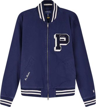 Polo Ralph Lauren Cotton Bomber Jacket With Patch