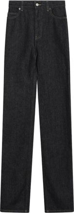 Balenciaga High Waist Slim Jeans - Dames - Jeans - Blauw - Maat: W24 Katoen
