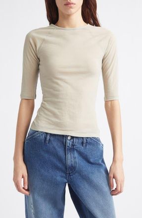 Paloma Wool Pia Organic Cotton Blend T-Shirt in 621 - Ecru at Nordstrom, Size X-Large