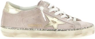 Golden Goose Pink Lace Up Sneakers