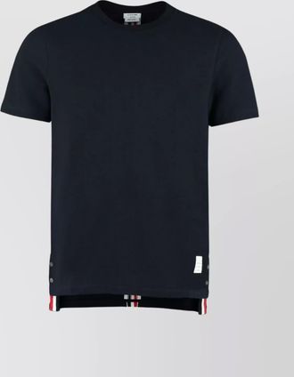 Thom Browne piqu&eacute; cotton t-shirt