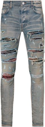 Amiri Thrasher rainbow paisley jeans - men - Cotton - 36 - Blue