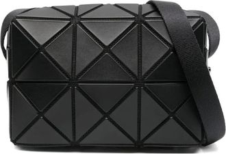 Bao Bao Issey Miyake Borsa a spalla con motivo geometrico - Nero