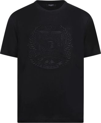 Balmain T-shirt con ricamo - Nero