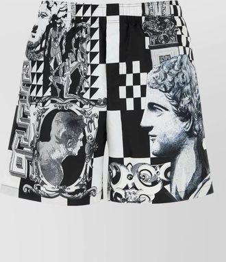 Versace printed swim shorts