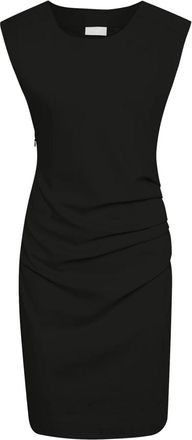 Kaffe India Round-Neck Dress - Dames - Korte kleedjes - Zwart - S - Kleedjes