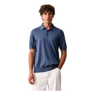 A|X Armani Exchange Heren, Tops, Blauw, Maat: M Katoen