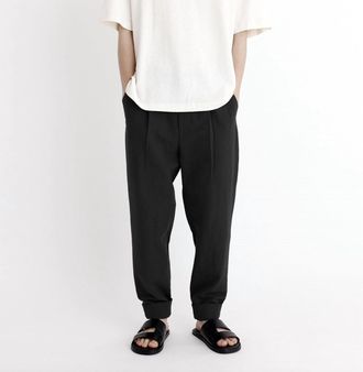 7115 By Szeki Signature Painter Trouser In Black