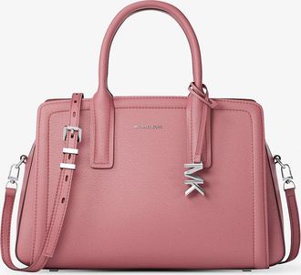 Michael Kors Laila Medium Leather Satchel