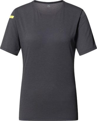 Hagl&ouml;fs L.I.M Ridge Tee Laufshirt f&uuml;r Damen | grau
