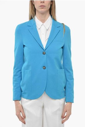 Harris Wharf London Unlined Jersey Blazer with Patch Pockets size 40