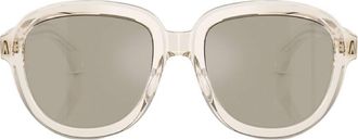 Moncler Cirsee Mirror Brown Gold Pilot Unisex Sunglasses ME6007U 30035A 54