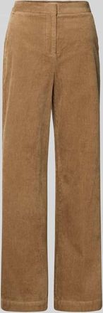 Moss Copenhagen High Waist Cordhose Modell Geggo in Cognac, Größe XL