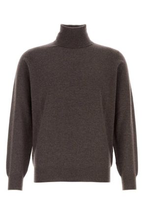 Brunello Cucinelli Dark Brown Regular Sweater