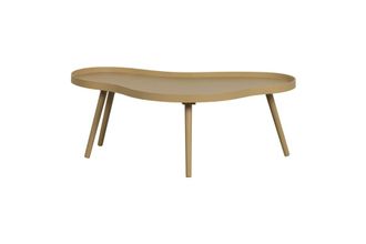 Woood Mesa auxiliar de madera org&aacute;nica beige