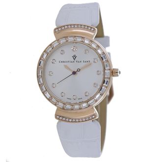 Christian Van Sant Nova Quartz Silver Dial Ladies Watch CV2941
