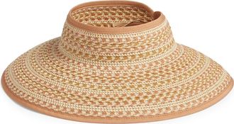 Nordstrom Packable Full Brim Visor in Natural Light Combo at Nordstrom Rack