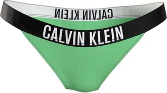 Calvin Klein Brazilian Intense Power Bikini Bottoms Light Green Black Women - L