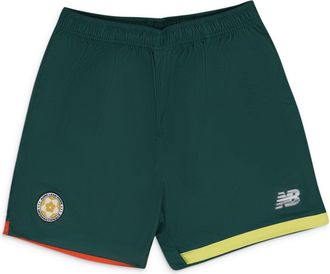 Aim&eacute; Leon Dore Green New Balance Soccer Shorts