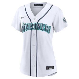 Nike Seattle Mariners Nike Womens MLB Stadium Jersey in White | RW260IETMVR-HPL