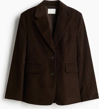 H&M Blazer aus Cord - Brown
