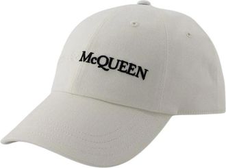 Alexander McQueen Gorra de B&eacute;isbol - Accessories - Hombre - Blanco - ONE SIZE