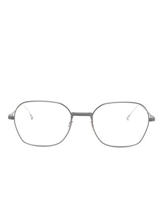 Thom Browne Bril met geometrisch montuur - Grijs