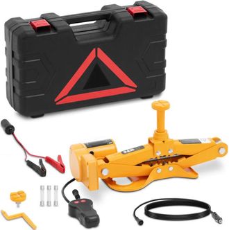 MSW Bike Accessories Gato De Tijera El&eacute;ctrico Para Coche Hasta 3 Toneladas 12 V