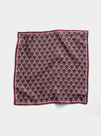 Liberty Womens Iphis square pure silk scarf Made with Liberty Fabric