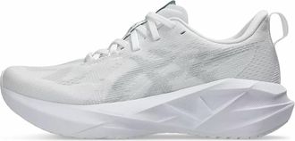 Asics Womens Novablast 5 Running Shoes In White/piedmontgrey