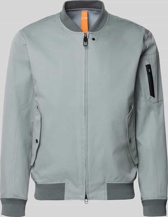 G-Lab Jacke mit Stehkragen und Zweiwege-Rei&szlig;verschluss Modell FLAP in Hellblau, Gr&ouml;&szlig;e XXL
