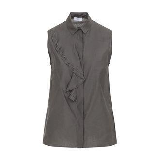 PESERICO Donna, Top, Verde, S, new