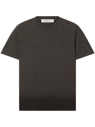 Golden Goose Faded Grey Crew Neck T-shirt