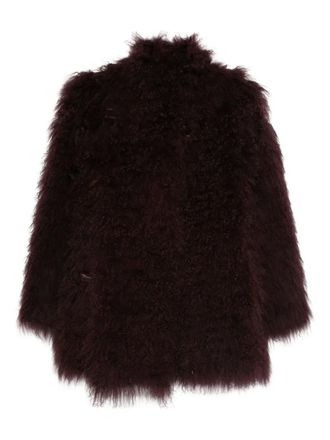 Simonetta Ravizza lamb fur jacket - Red