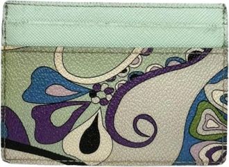 Emilio Pucci Pre-owned Wallets, female, Multicolor, Size: ONE SIZE Pre-owned Leather Wallet