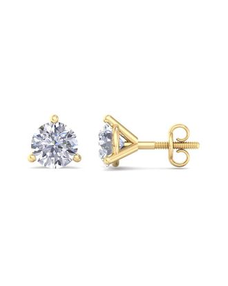 SuperJeweler Superjeweler 14K 3.00 Ct. Tw. Lab-Grown Diamond Earrings