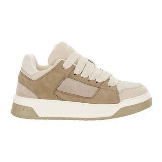 Hogan Leather Trainers with Nubuck Inserts