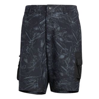 adidas originals Full Print Button Printing Straight Shorts Black HS7288