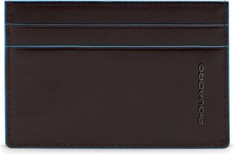 Piquadro Accessoires, unisex, Bruin, ONE Size, Leer, Slim Leren Kaarthouder