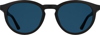Calvin Klein Mens Round Sunglasses - Black