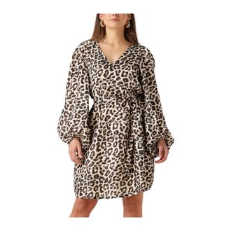 Notre-V Dames, Jurken, Veelkleurig, Maat: XS Poliester