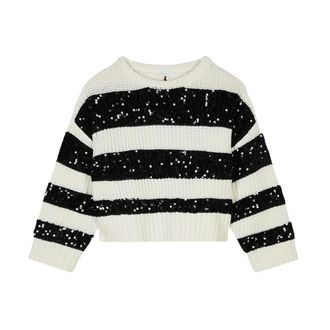 Patrizia Pepe Maglia Girocollo - - Knitwear - Donna - Multicolore - S
