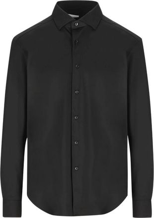 Xacus Casual Shirts - Heren - Casual Overhemden - Zwart - L - Overhemden