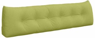 vidaXL Coj&iacute;n De Espalda Verde Claro 180 X 24 X 50 Cm Tela Vidaxl