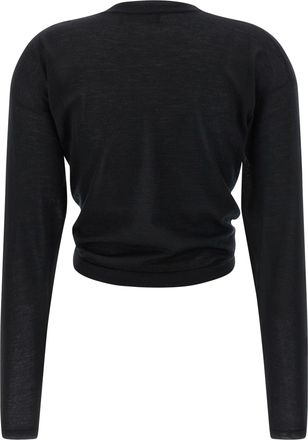 Dolce & Gabbana Womens Black Cashmere Cardigan Clothing