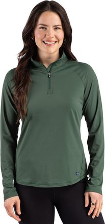 Cutter & Buck Prospect Recycled Featherlight Stretch Womens Quarter Zip