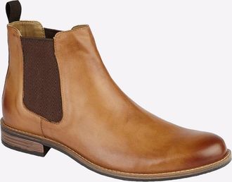Roamers Hammond Leather Mens Boots - Tan - Size UK 10
